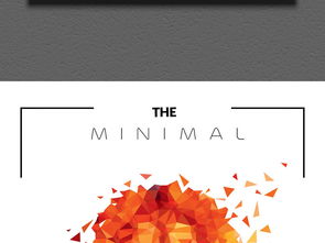 现代简约时尚多边形创意狮子王海报模板